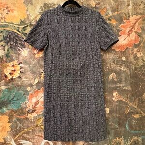 NWT Anne Klein Soft Jacquard Jersey Knit Polyester Dress | M (8-10)